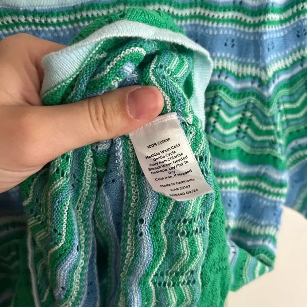 Talbots cotton wavy